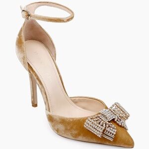 🌹DEE OCLEPPO🌹 Bow  Ankle Strap Pointed Toe Pump  Size: 10